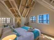 Le Nautique Luxury Waterfront Hotel La Digue - King Deluxe Seafront Zimmer - Schlafzimmer