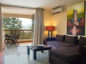 The Palm Seychelles Apartments- Appartement - Wohnbereich