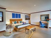 Hotel L'Archipel - Senior Suite - Wohn- und Schlafbereich
