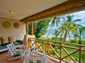 Indian Ocean Lodge - Terrasse mit Meerblick